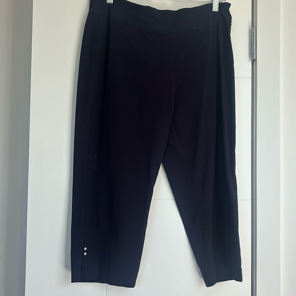 Size large used Counterpart cropped navy pants